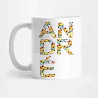 André, name, typography Mug
